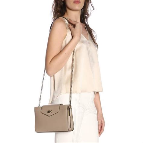 michael kors beige|Michael Kors grey crossbody bag.